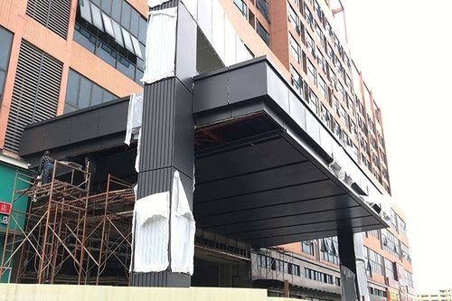 伊春市铝板雨棚生产厂家按图定做